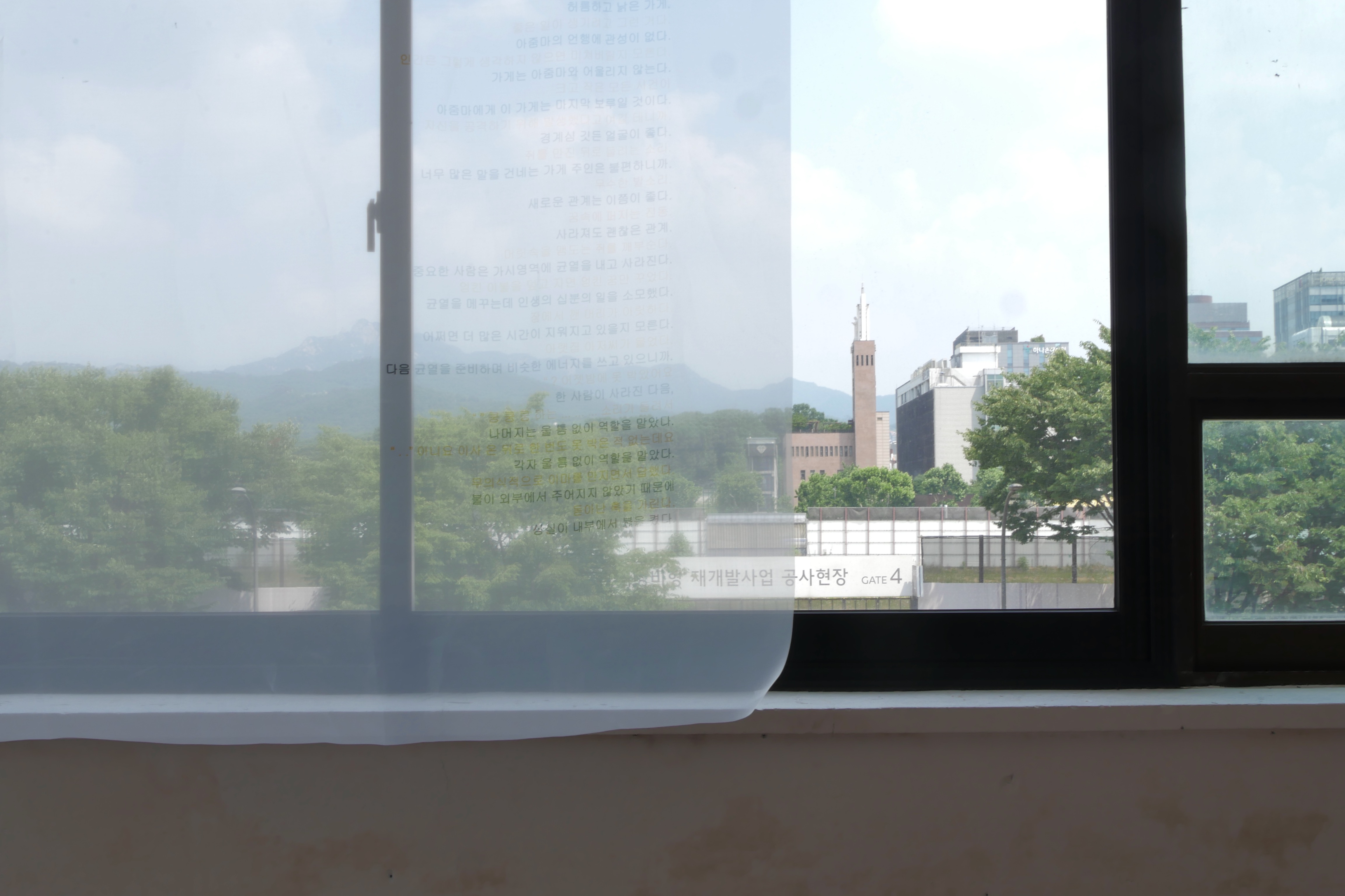 leesima Solo Exhibition: the orange revile