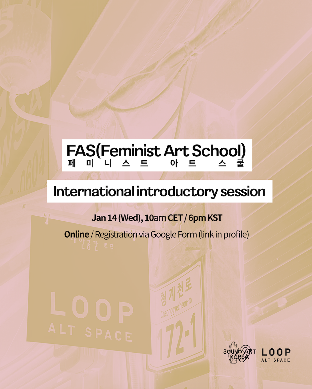 International Introductory Session for Feminist Art School(FAS)